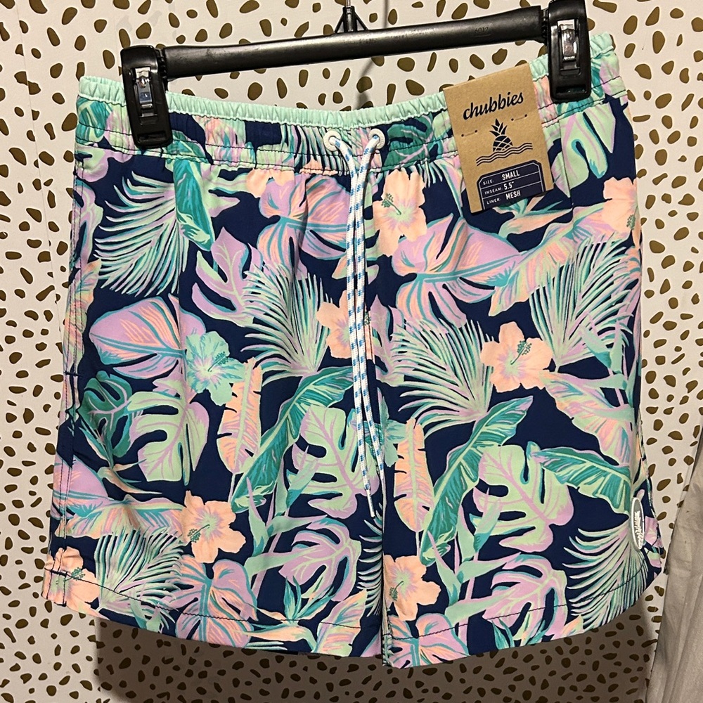 Chubbies Leafy Paradise Swim Trunks